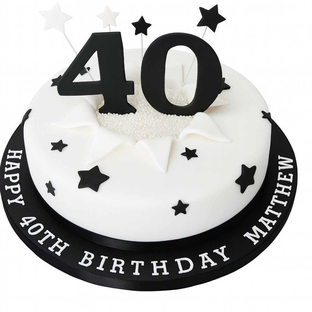 40th Birthday Male Cake