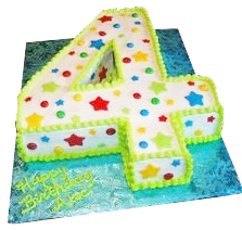 4th Birthday Cake For Boys