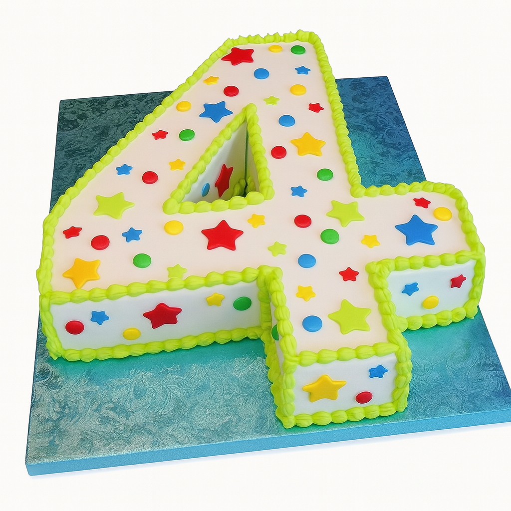 4th Birthday Cake For Boys