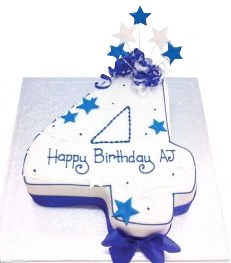 4th Birthday Cake For Boys