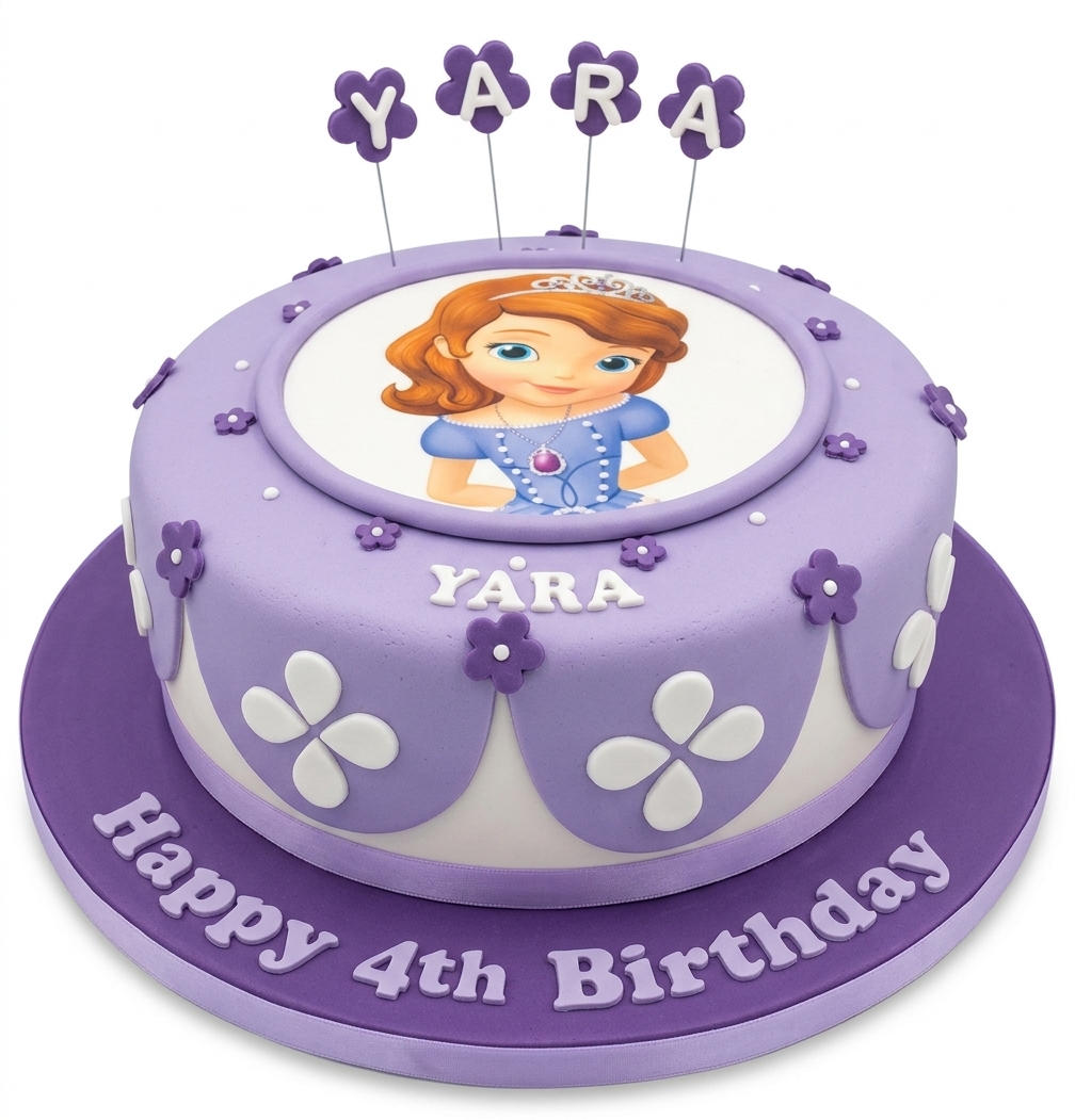 Sofia the First Princess Birthday Cake