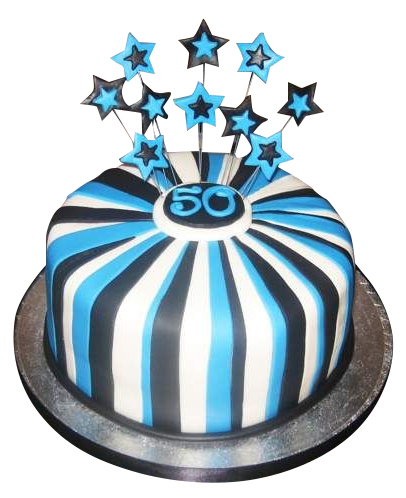 50th Birthday Cake for Men