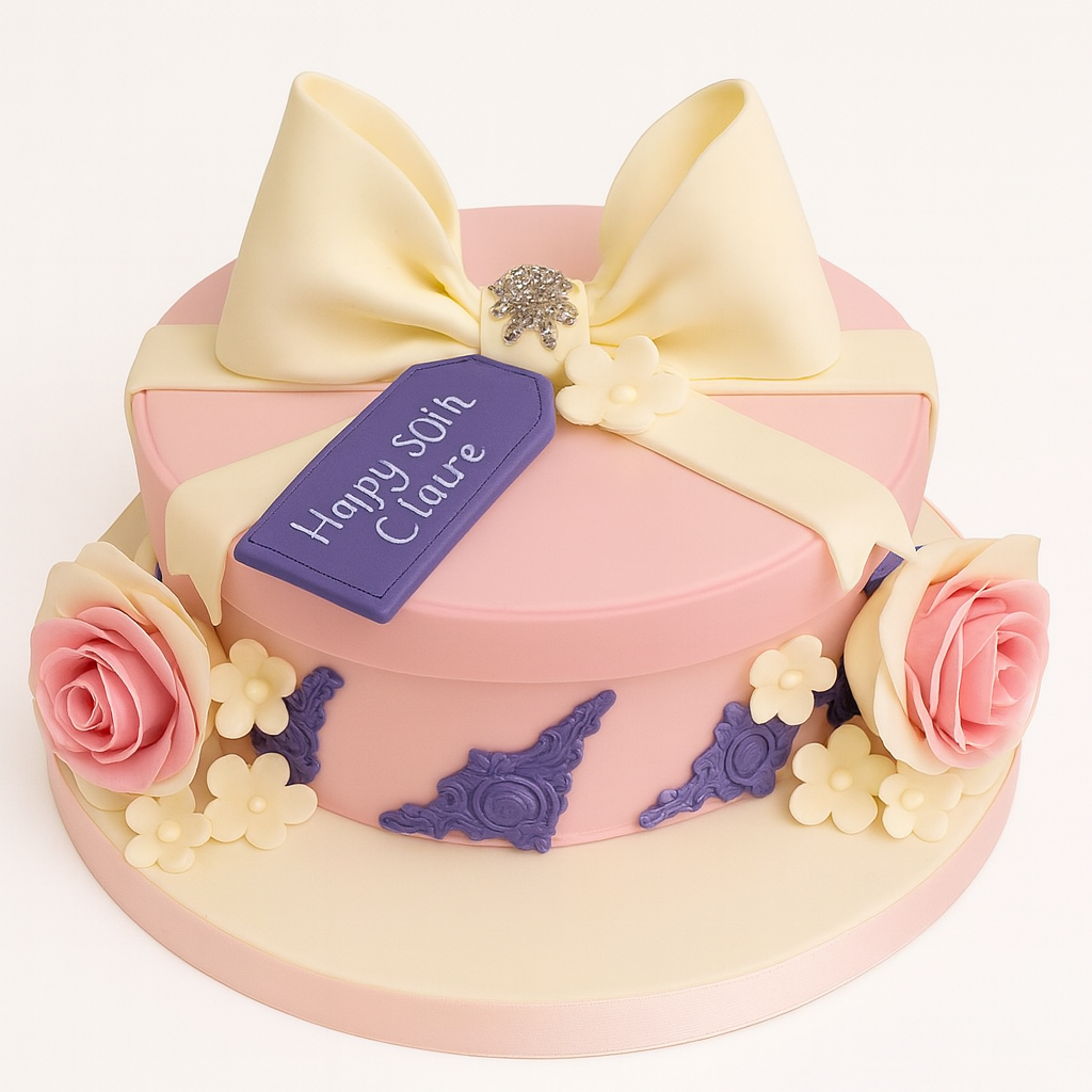 Bow Birthday Cake For Women