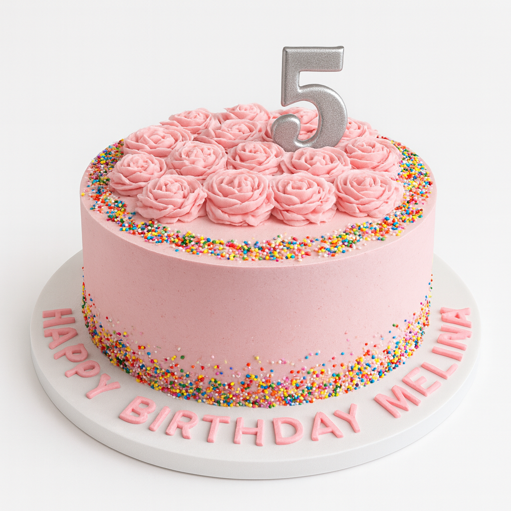 5th Birthday Cake For Girls