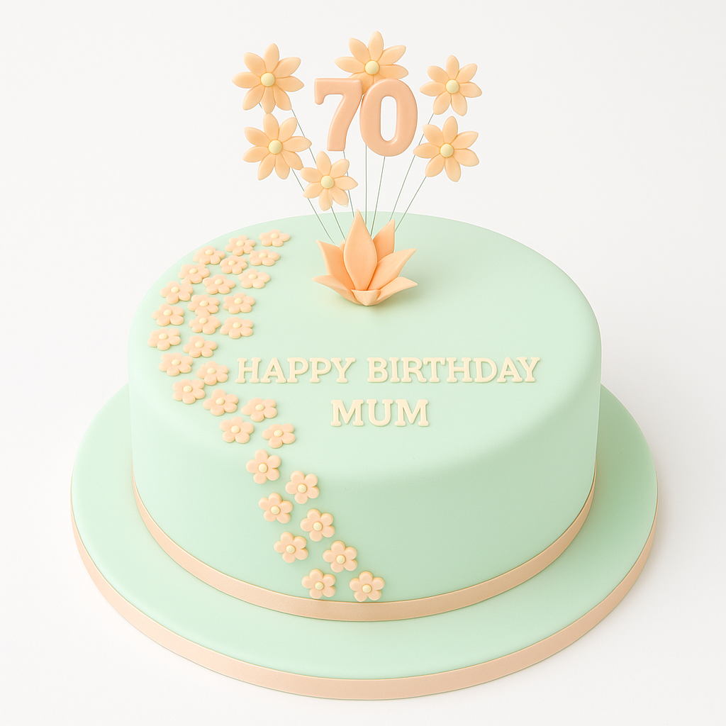 70th Birthday Mum Cake