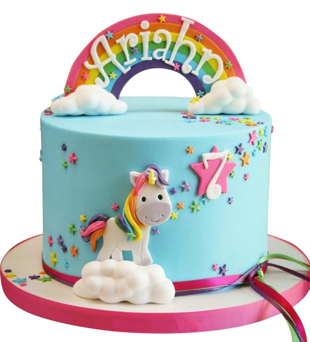 7th Birthday Cake For Girls
