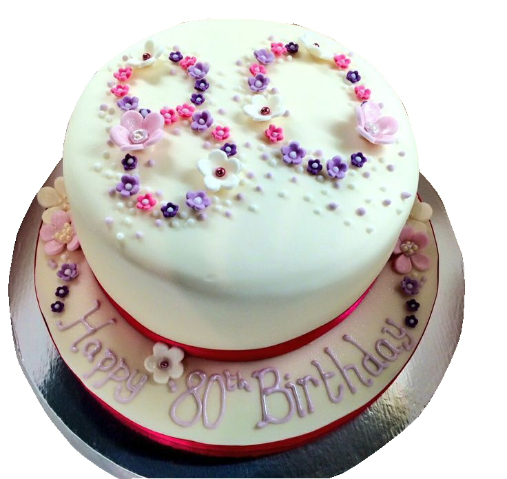 80th female birthday cakes 80th female birthday cakes