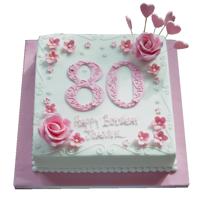 80th female birthday cakes 80th female birthday cakes