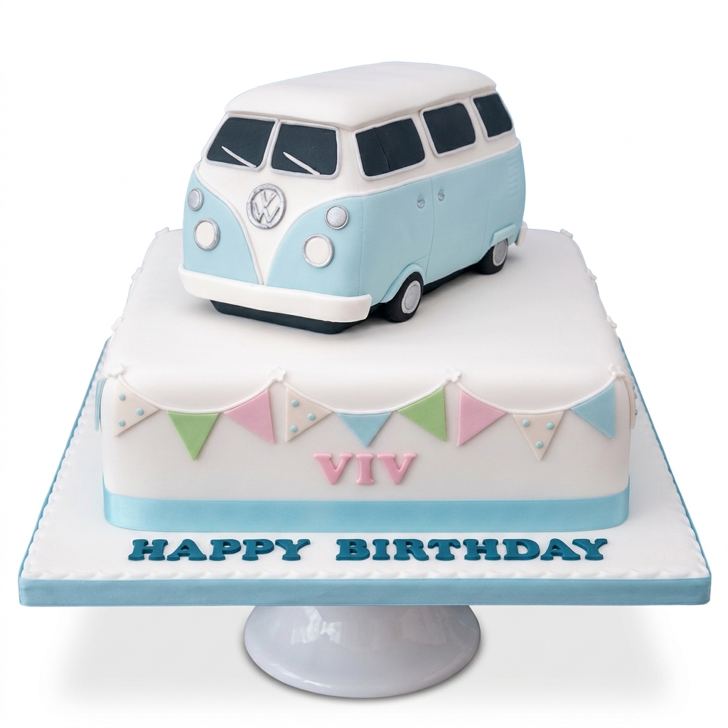 Campervan Birthday Cake