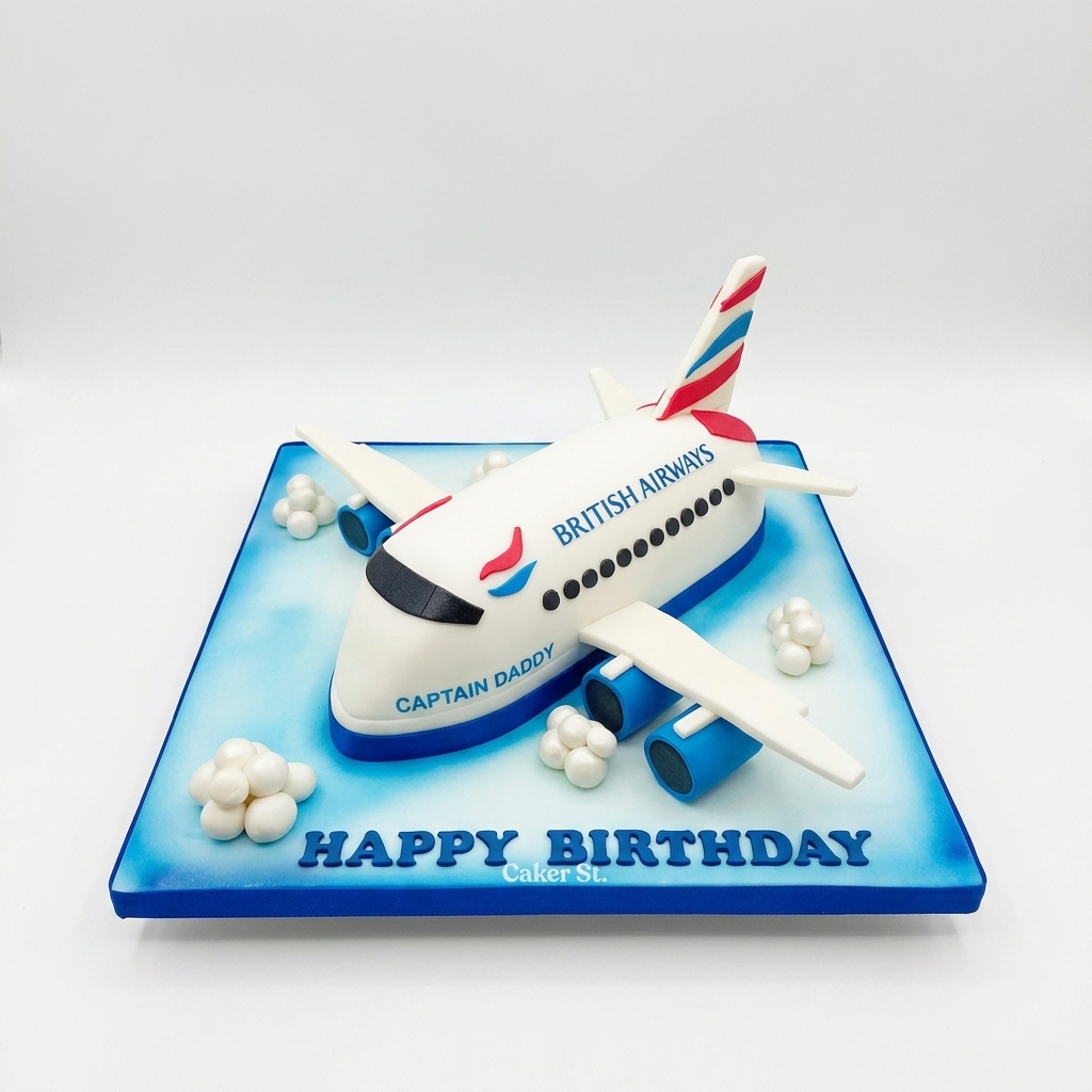 Airplane Birthday Cake