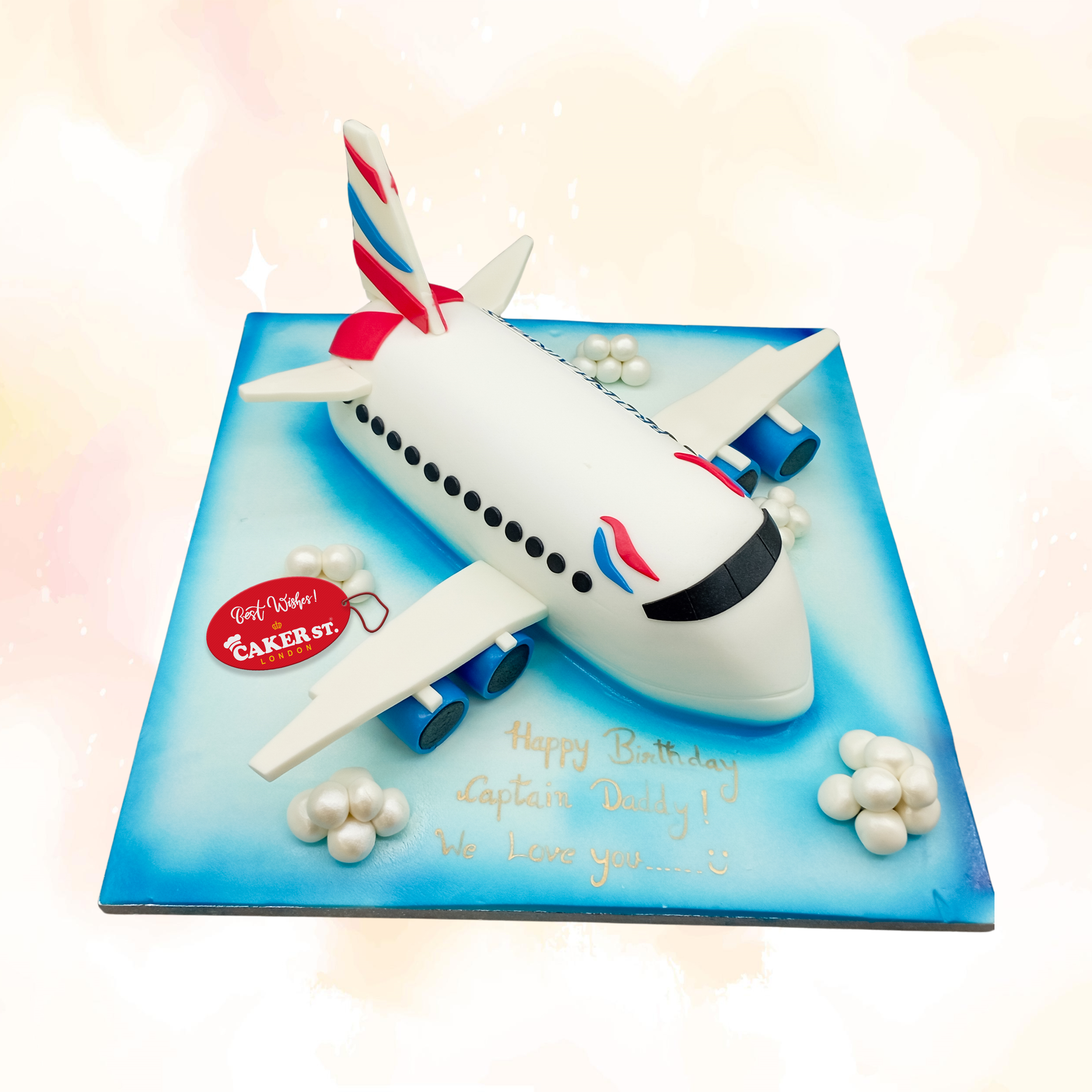 Aeroplane Birthday Cake For Girls, Boys