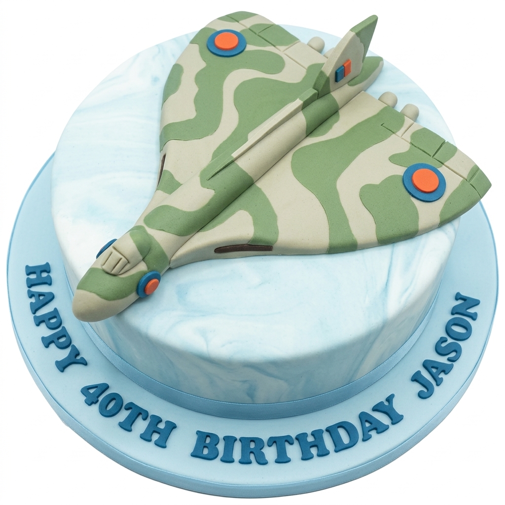 Military Plane Birthday Cake