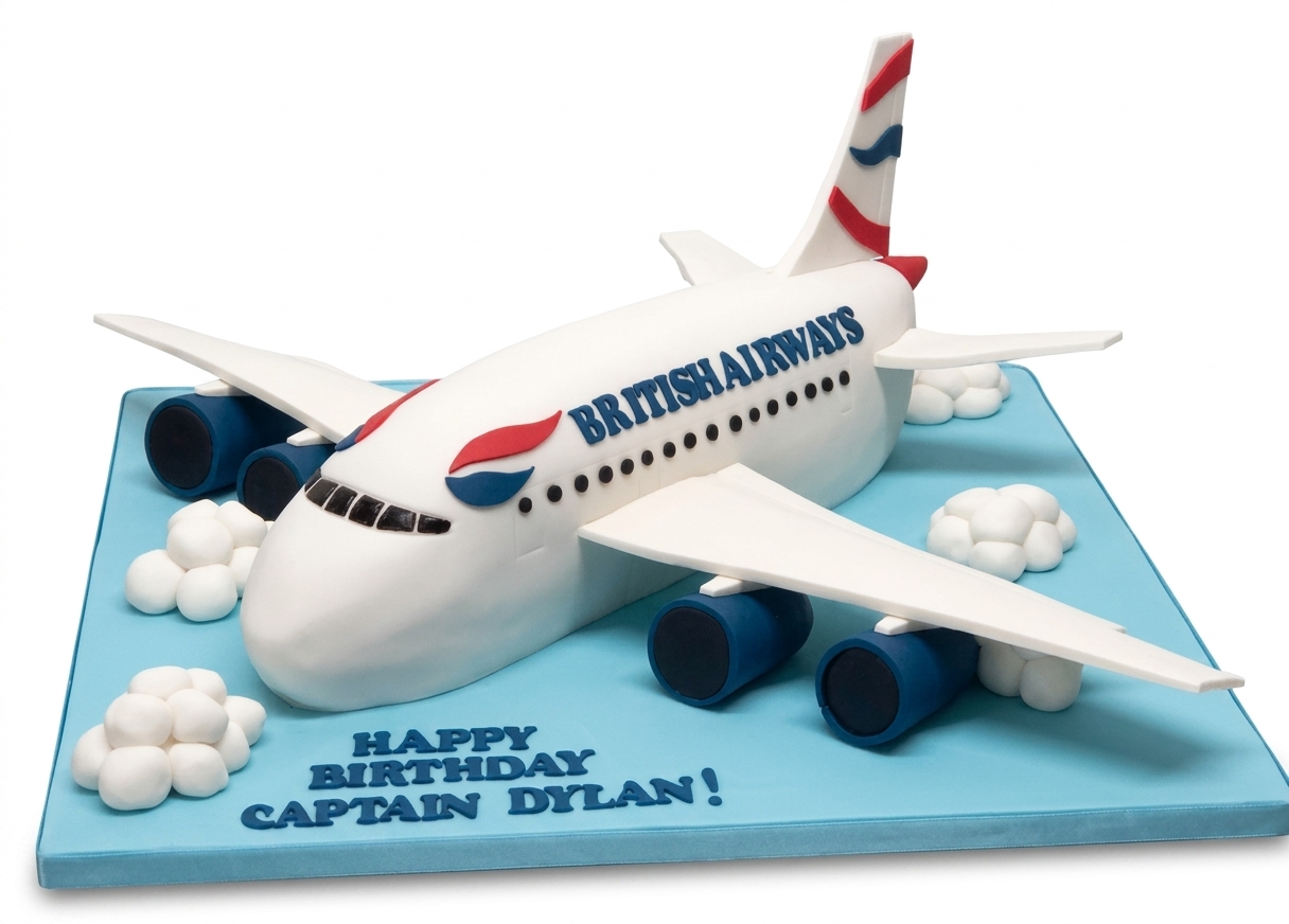 Aeroplane Birthday Cake