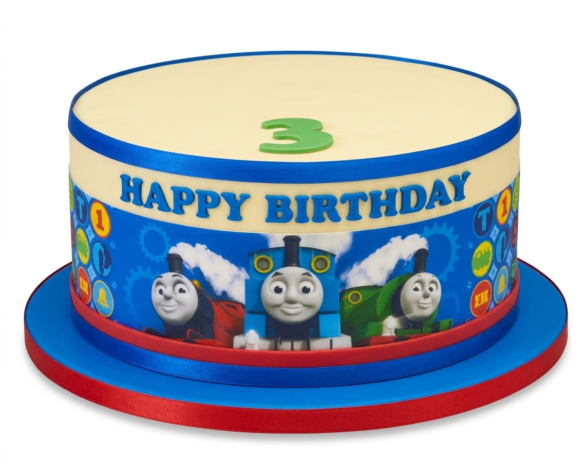 Thomas the Tank Engine Kids Birthday Cake
