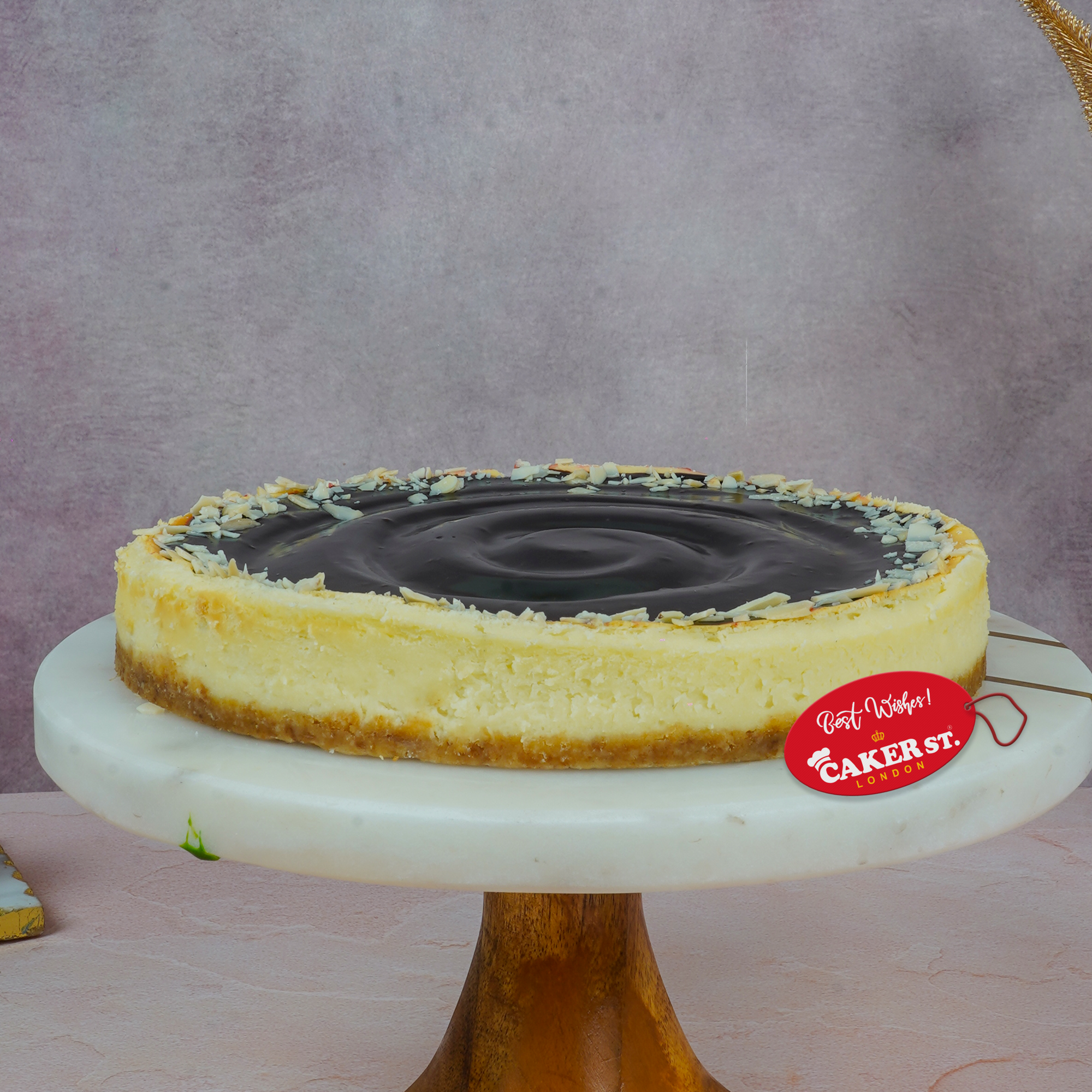 Almond-Choco Cheesecake