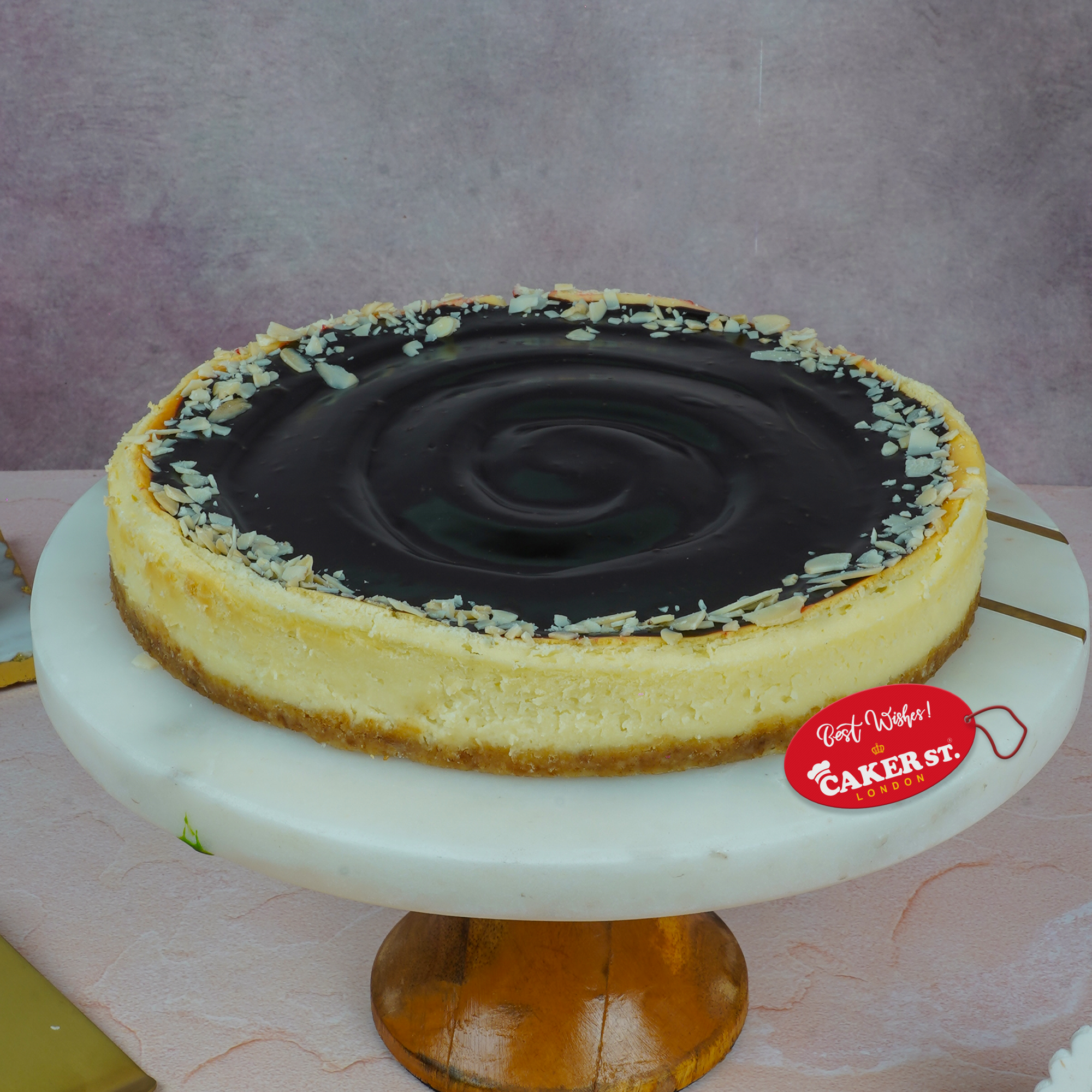 Almond-Choco Cheesecake