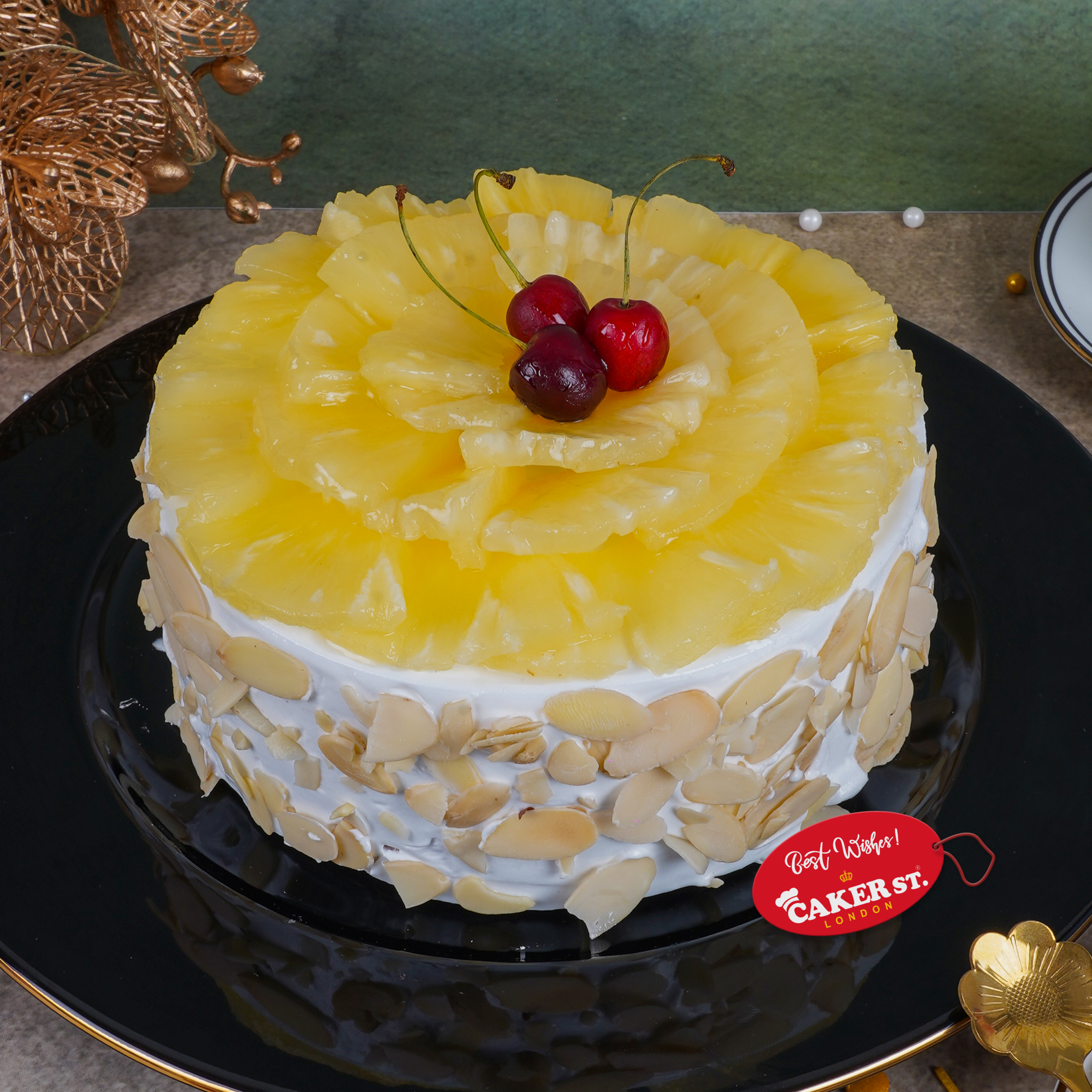 Almond Pineapple Cake 