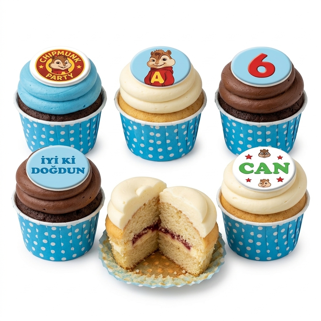 Alvin and the Chipmunks Birthday Cupcakes