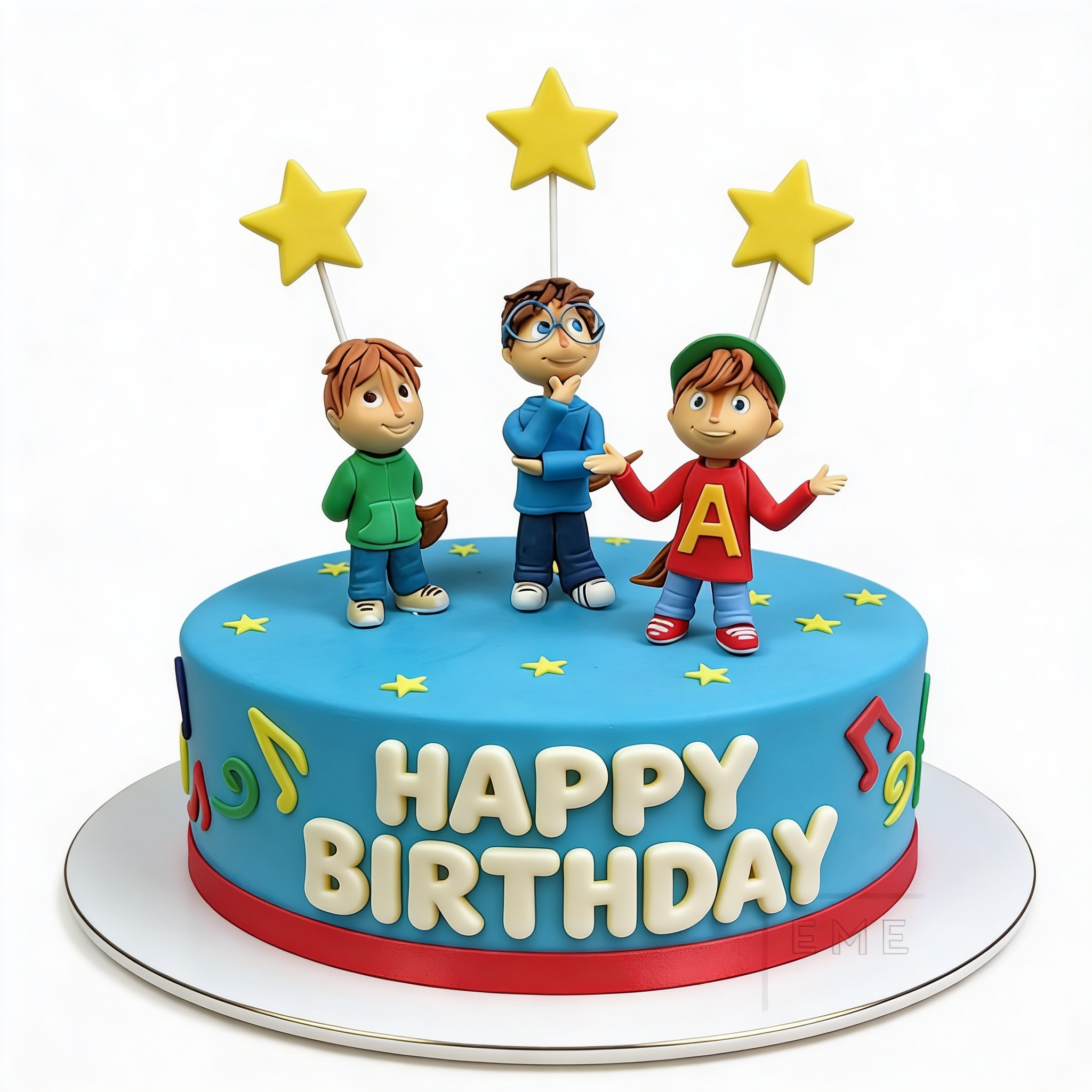 Alvin and the Chipmunks Birthday Cake