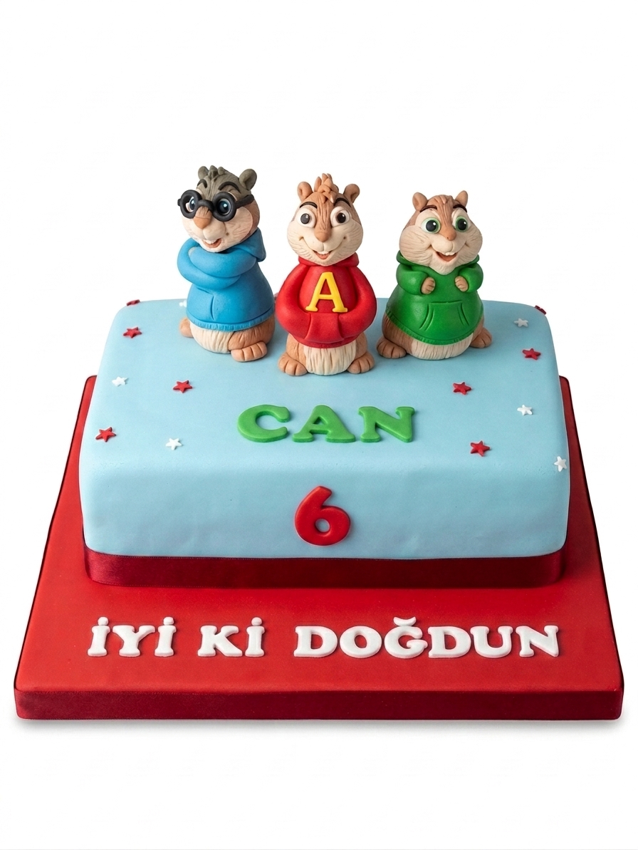 Alvin and the Chipmunks Kids Birthday Cake