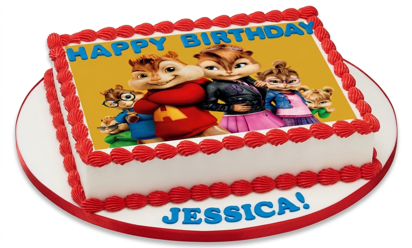 Alvin and the Chipmunks Birthday Cake