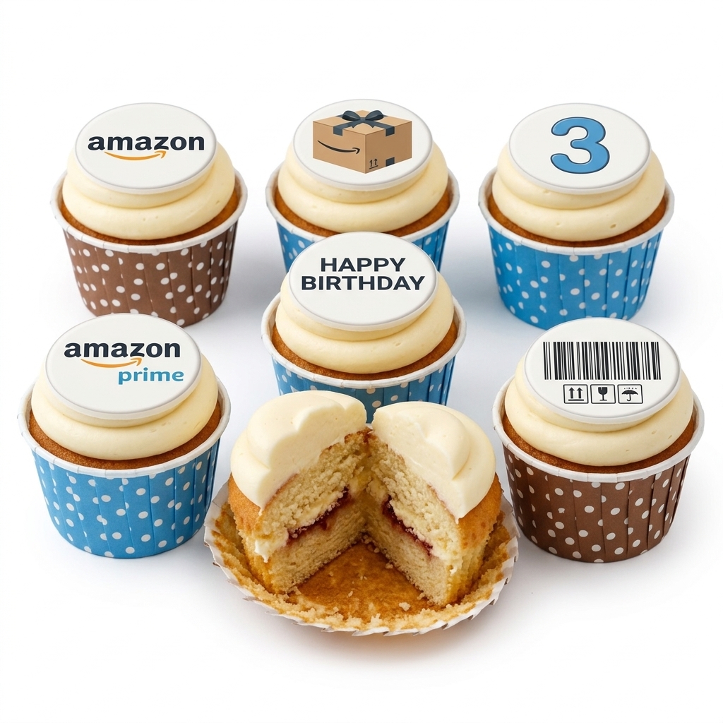 Amazon Theme Birthday Cupcakes with Custom Age