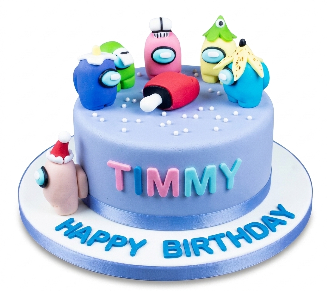 Among Us Birthday Cake