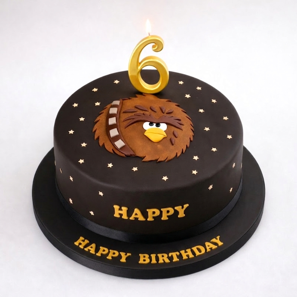 Star Wars Chewbacca Birthday Cake
