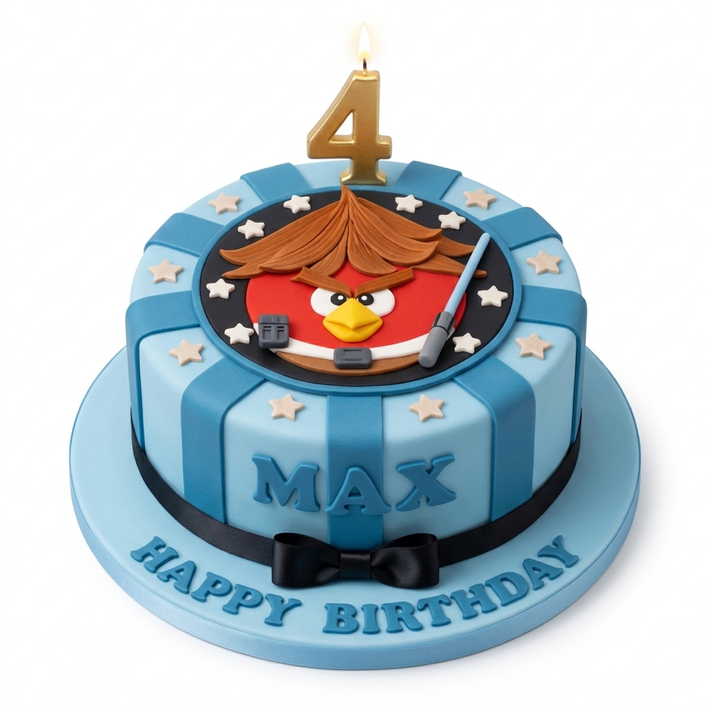 Angry Birds Birthday Cake for Boys