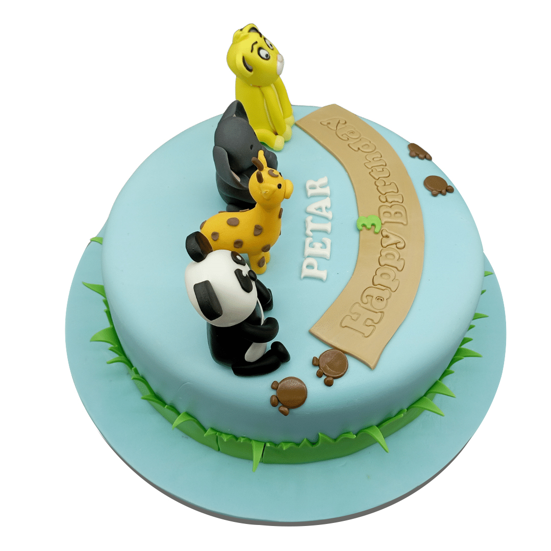Animal theme Cake