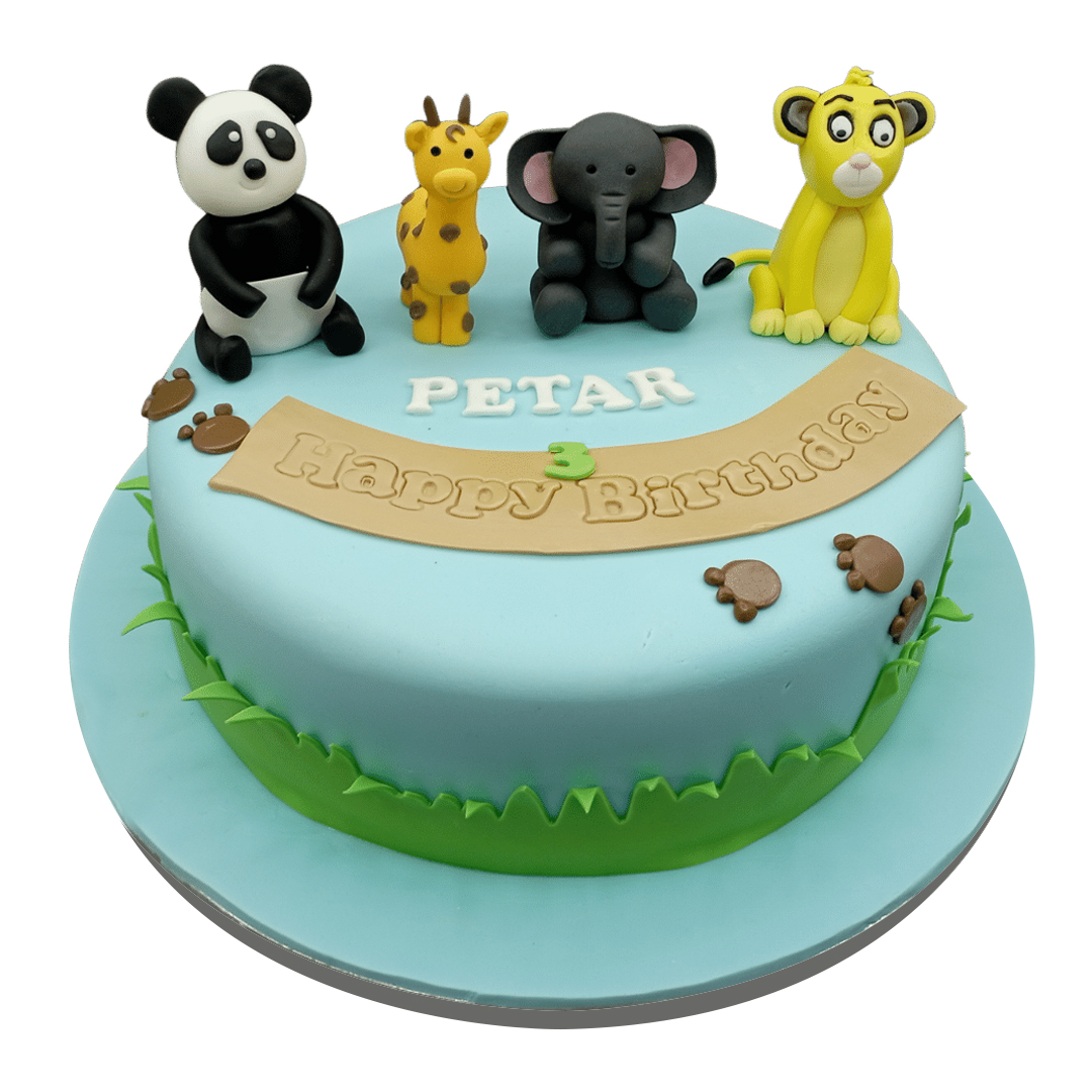 Animal theme Cake