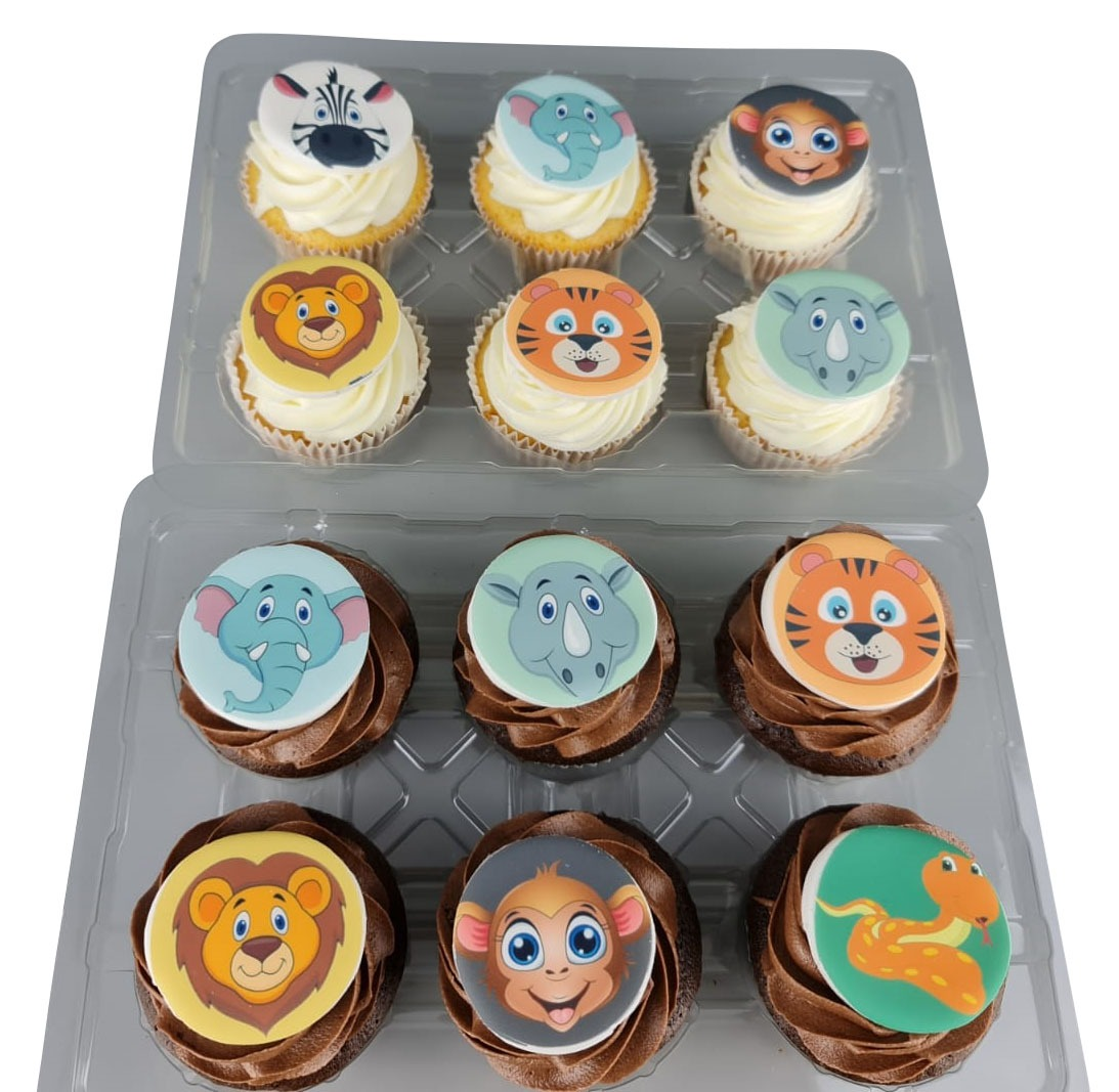 Animals Theme Cupcakes