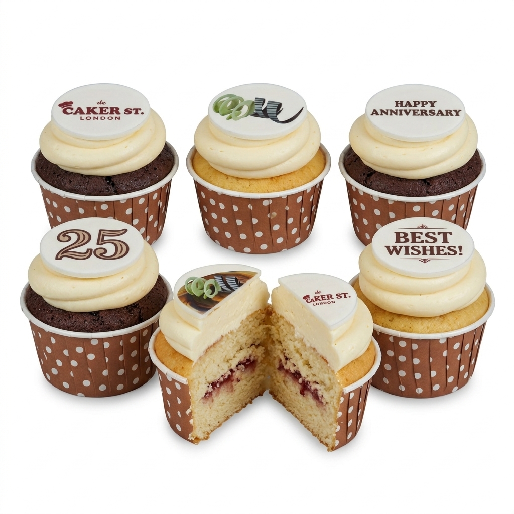 Custom Age Birthday Cupcakes