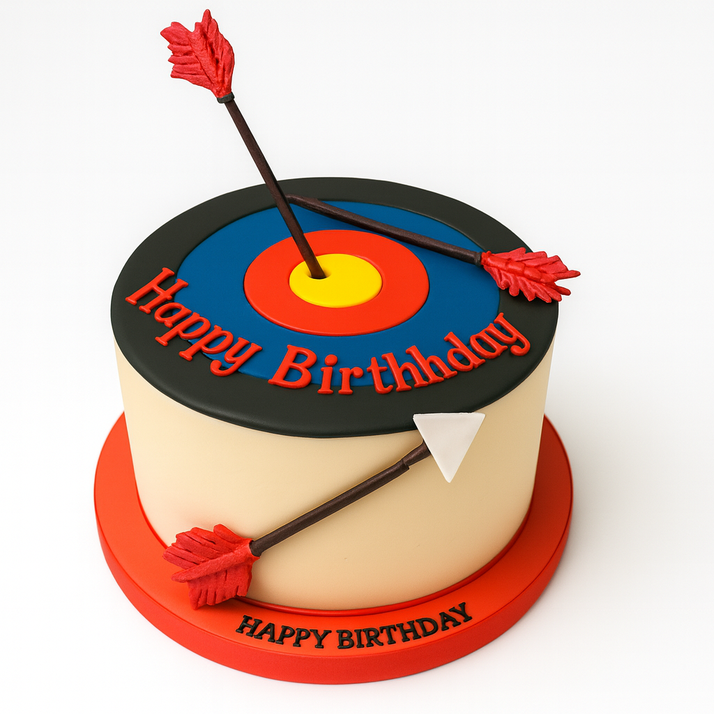 Archery Sports Birthday Cake