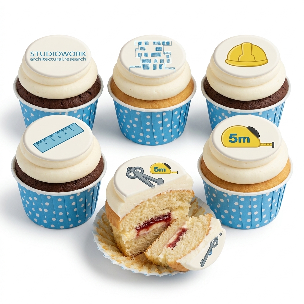 Construction Theme Cupcakes for Builders & Architects