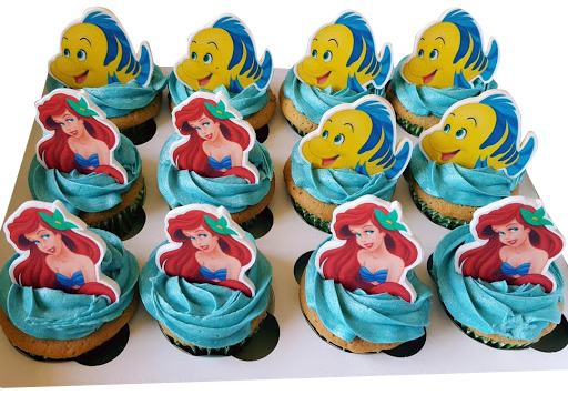 Ariel The Little Mermaid Theme Cupcakes