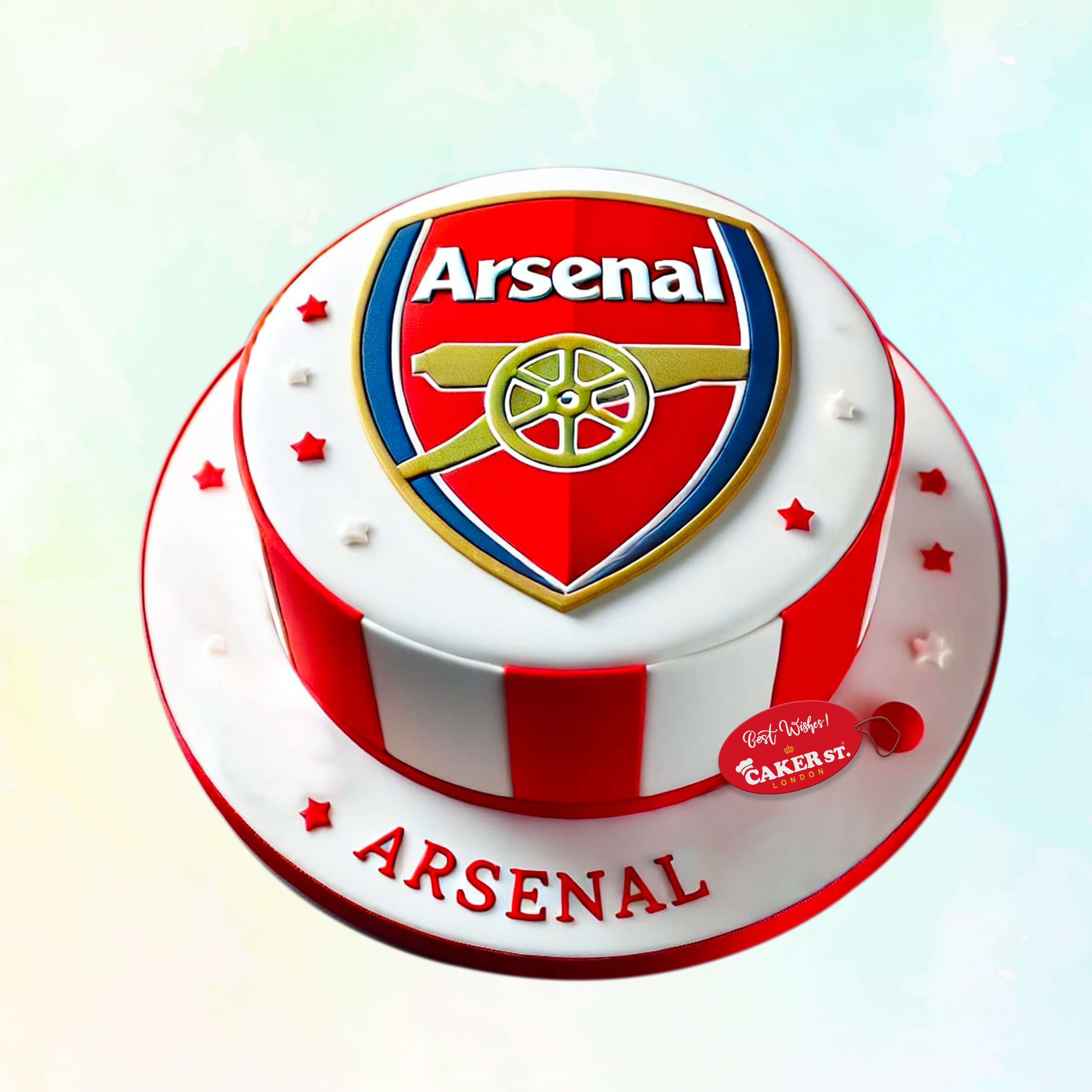 Arsenal Football Birthday Cake