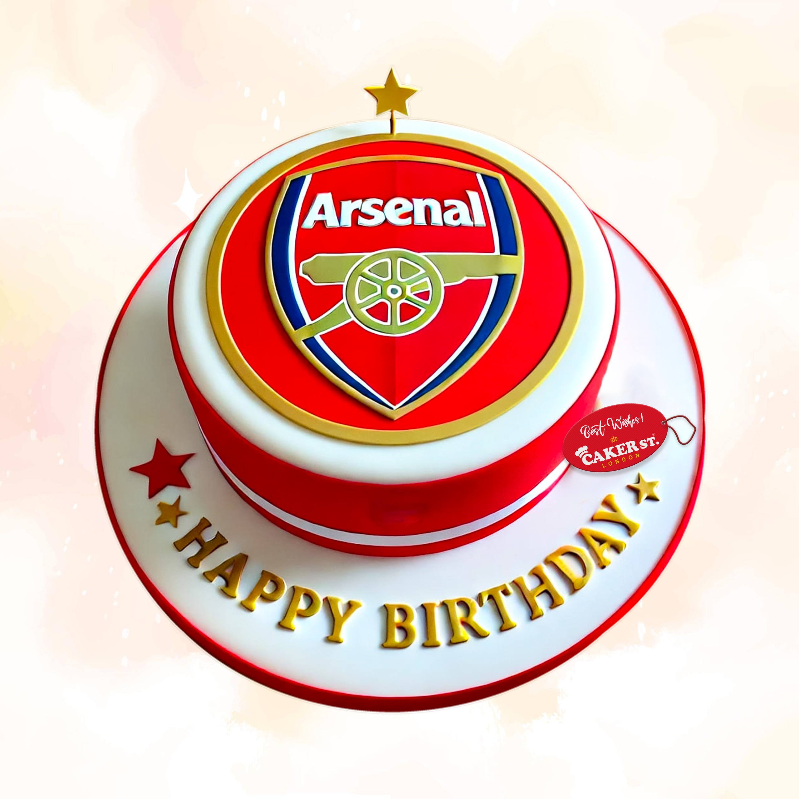 Arsenal football birthday cake