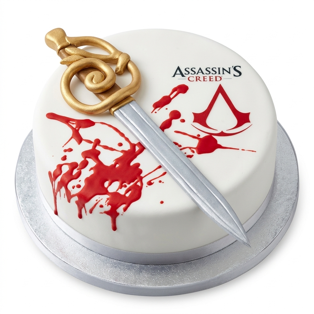 Assassin's Creed Gaming Birthday Cake