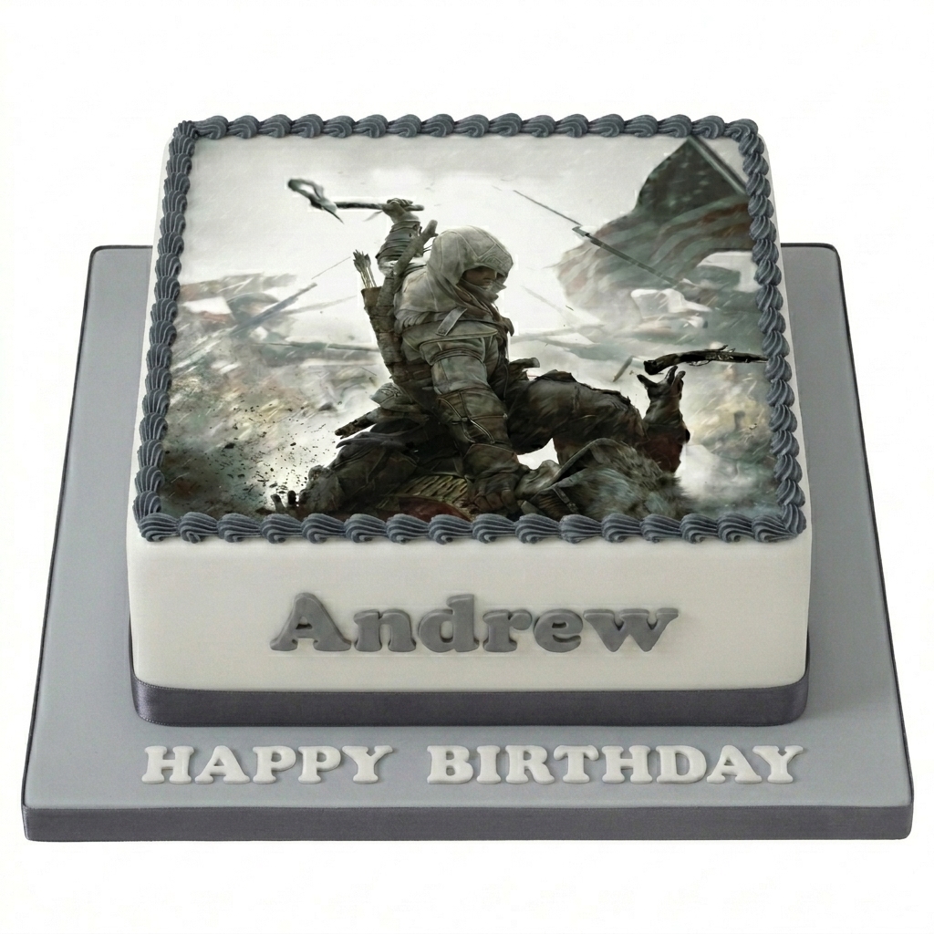 Gaming Theme Birthday Cake for Boys