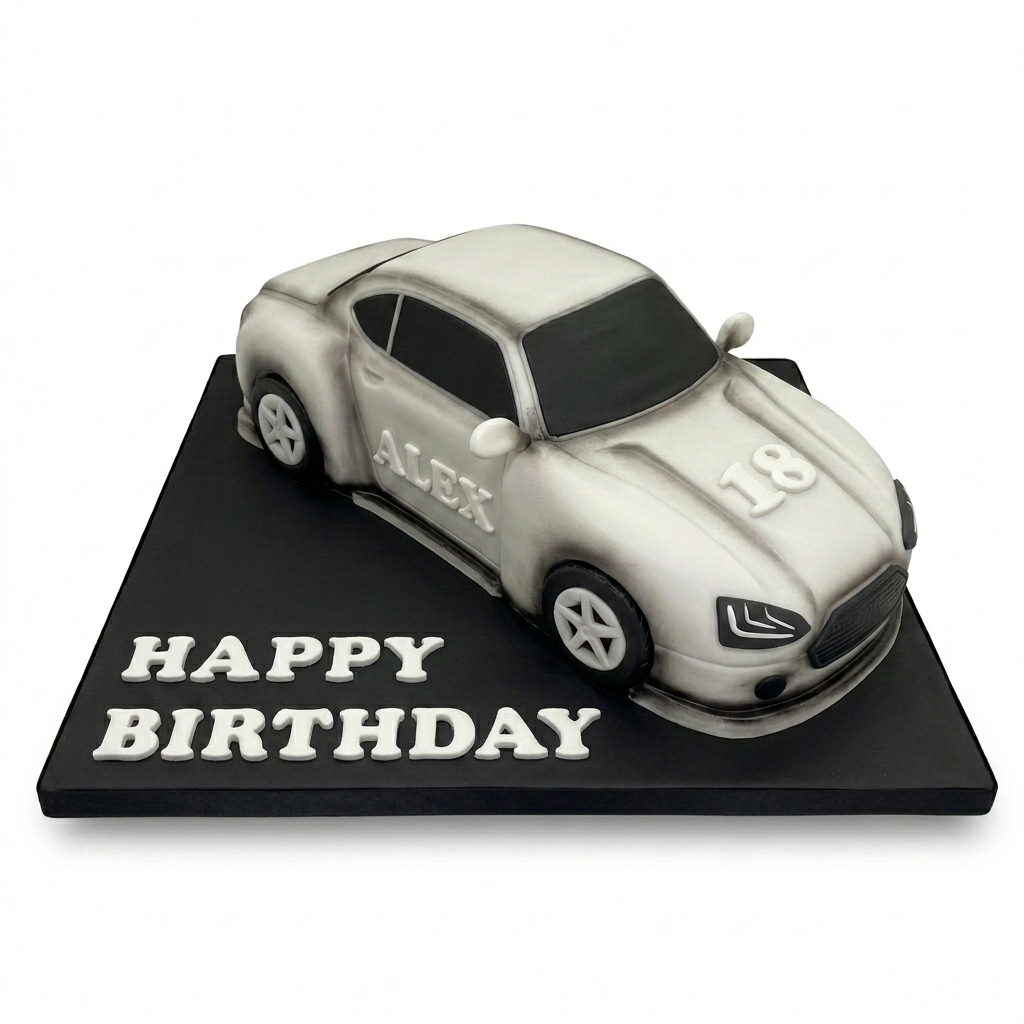 Racing Car Birthday Cake