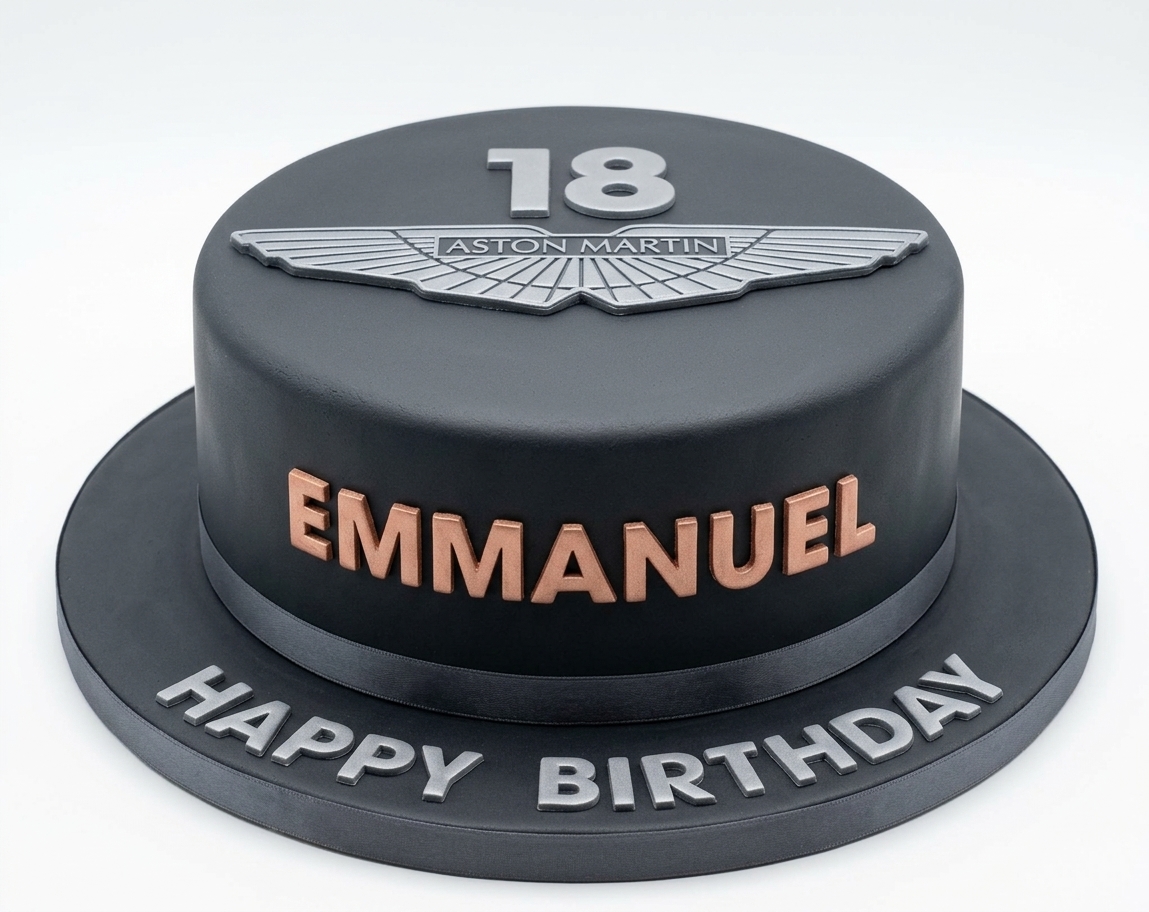 Aston Martin Birthday Cake