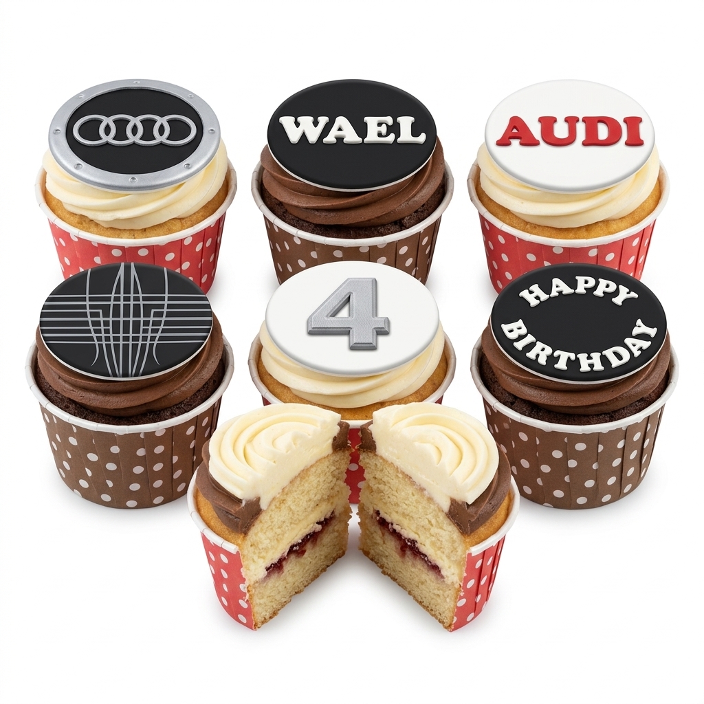 Audi Birthday Cupcakes