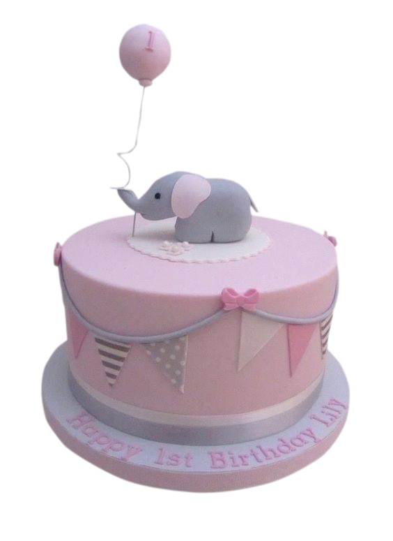 Baby girl 1rst birthday cake
