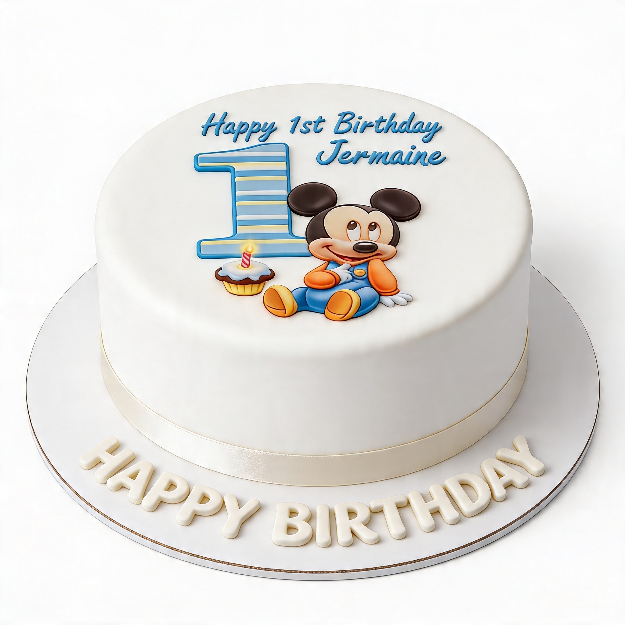 Mickey Mouse 1st Birthday Cake