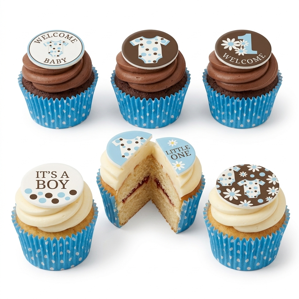 Baby Shower Cupcakes for Boys