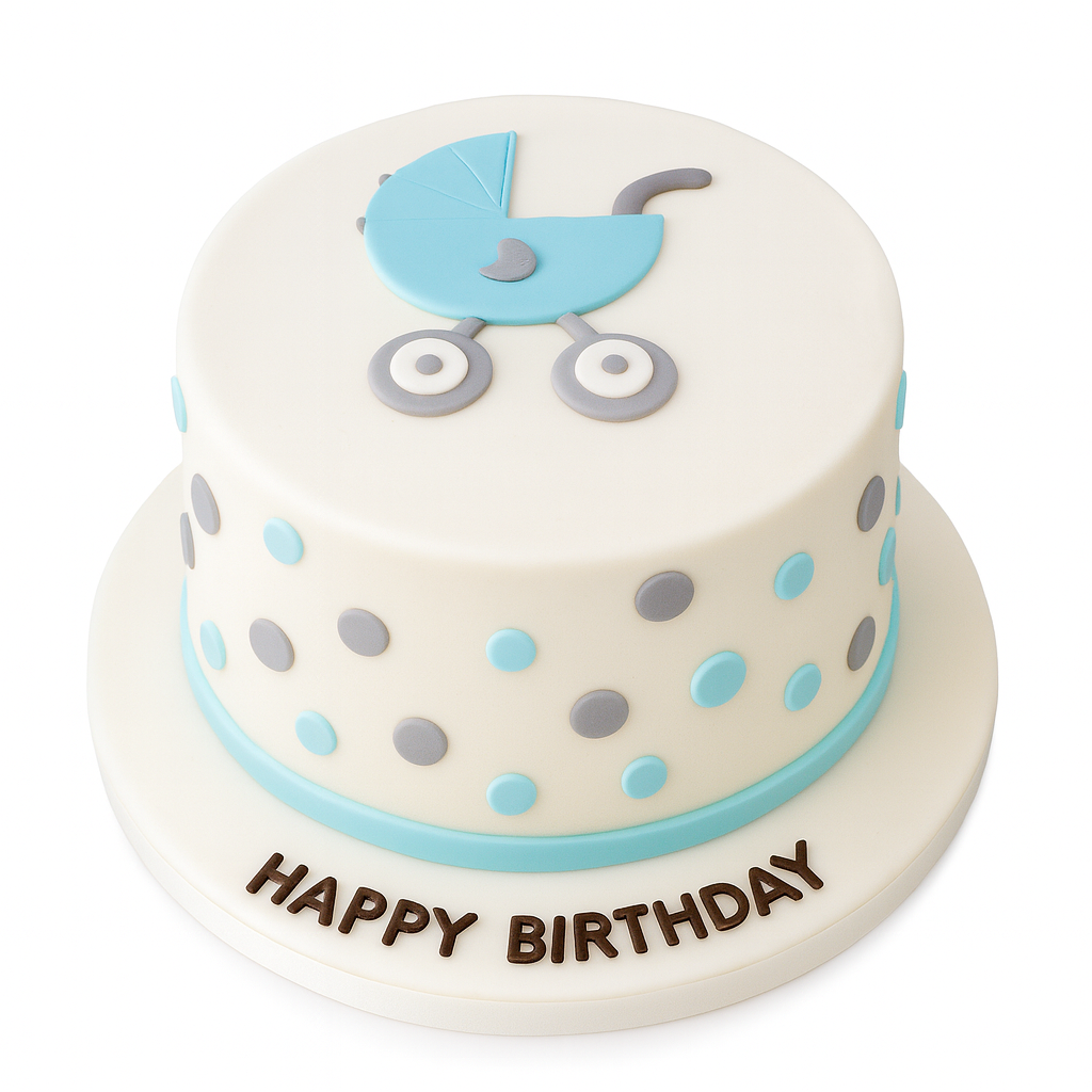 Baby Shower Pram Cake