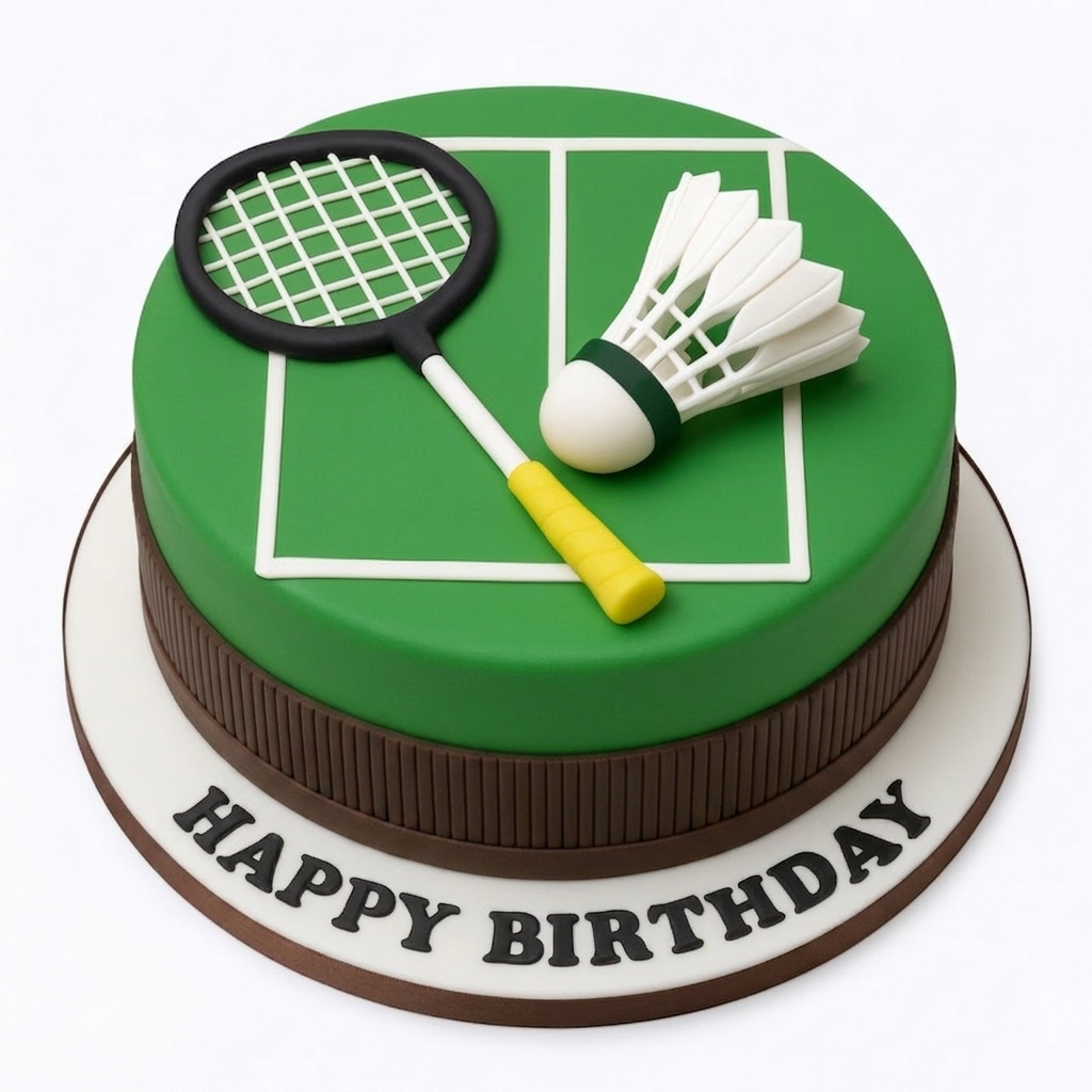 Badminton Birthday Cake