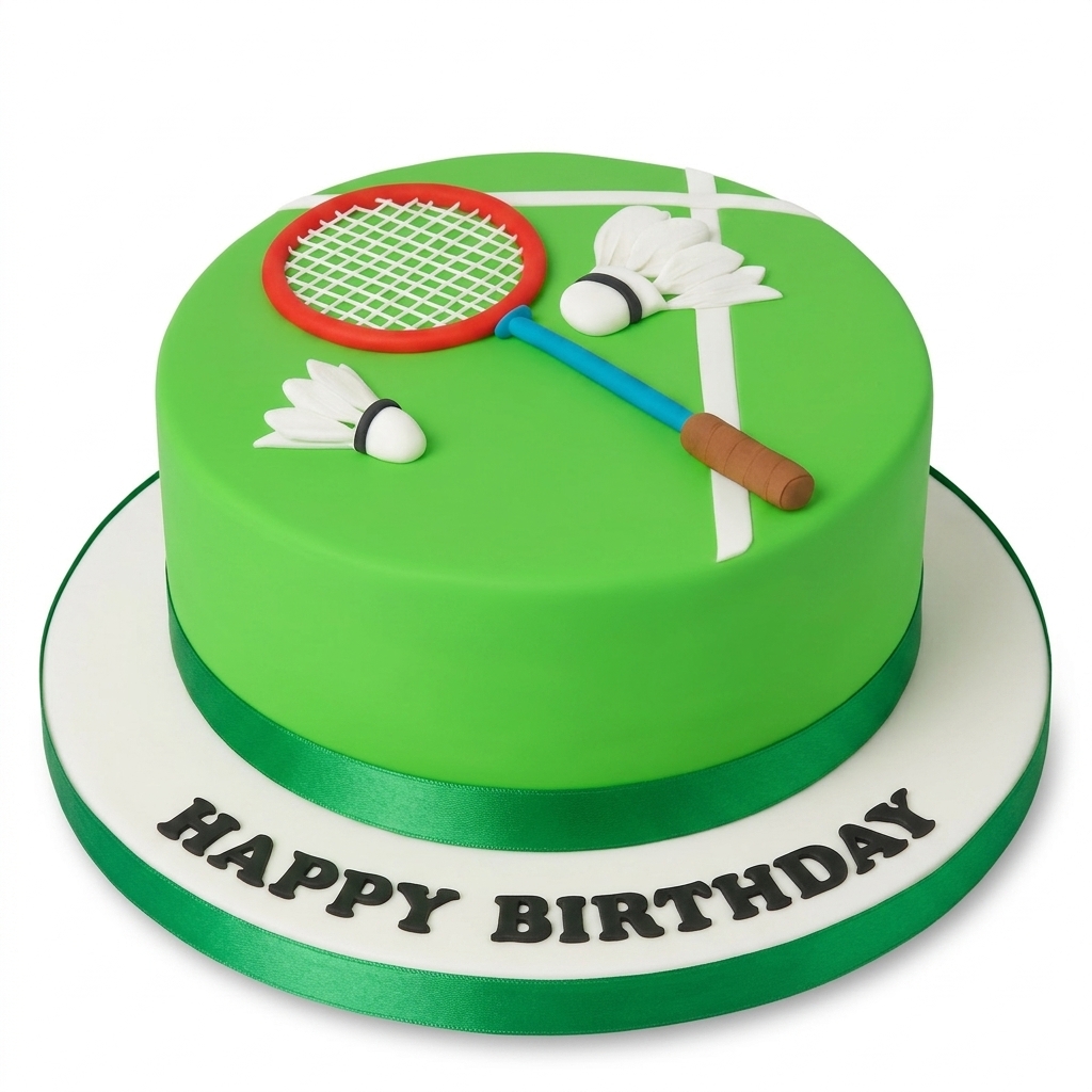Badminton Birthday Cake