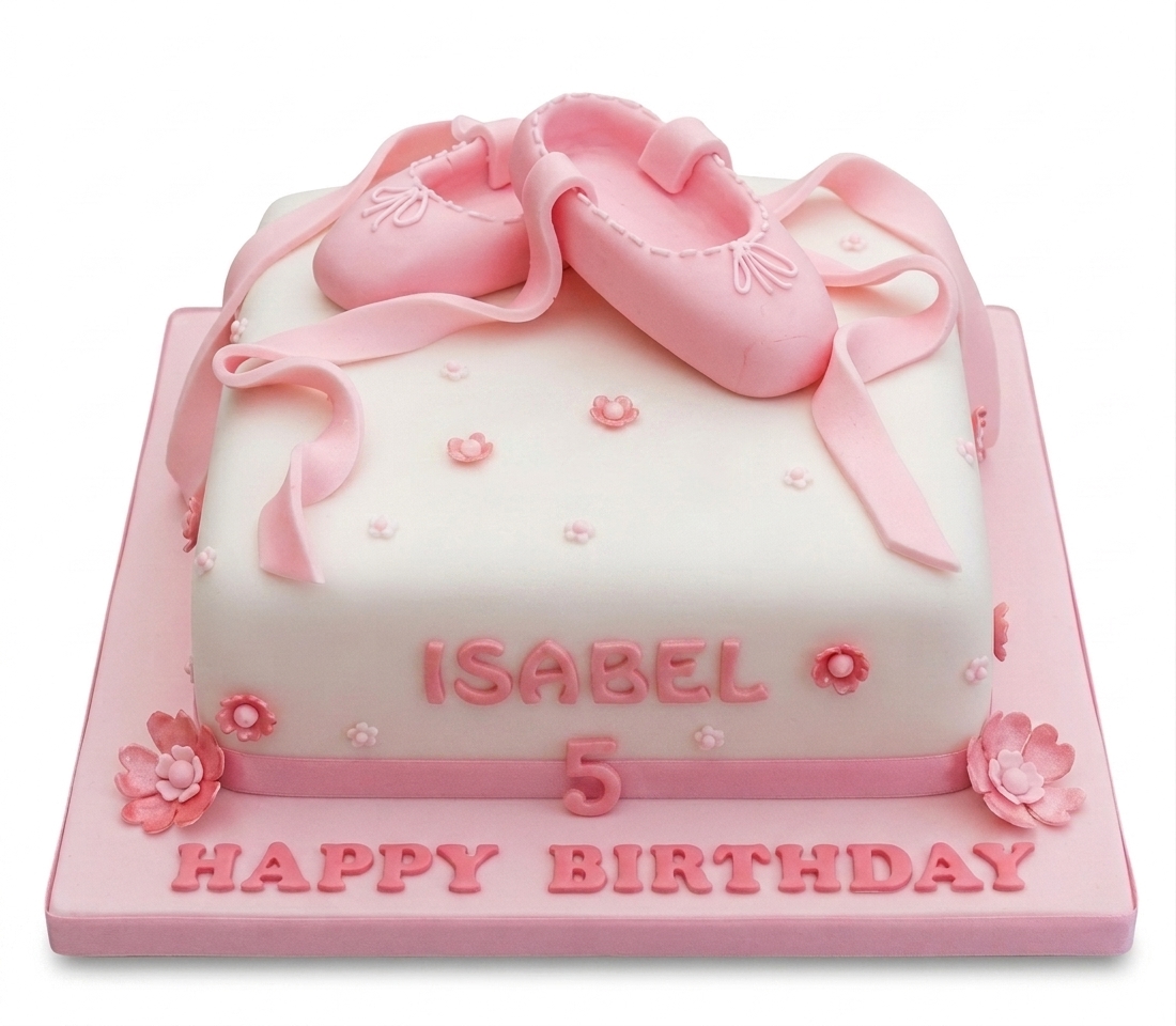 Ballerina Birthday Cake for Girls